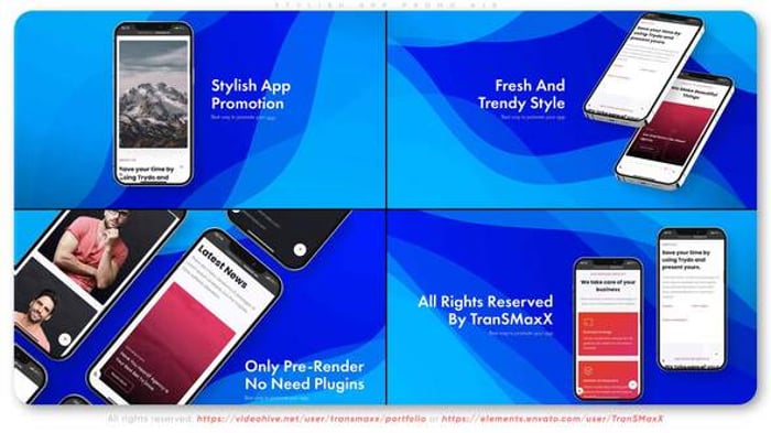 App Promo Reel Editable Video Templates Envato